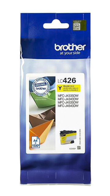 Inktcartridge Brother LC-426Y geel Inktcartridge Brother LC-426Y geel