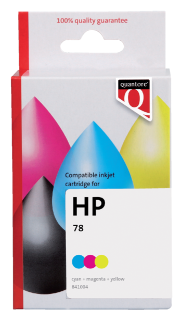 Inktcartridge Quantore alternatief tbv HP C6578A 78 kleur Inktcartridge Quantore alternatief tbv HP C6578A 78 kleur