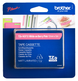 TZe-MQP35 12mm Wit op berry rose mat gelamineerd TZe-MQP35 12mm Wit op berry rose mat gelamineerd