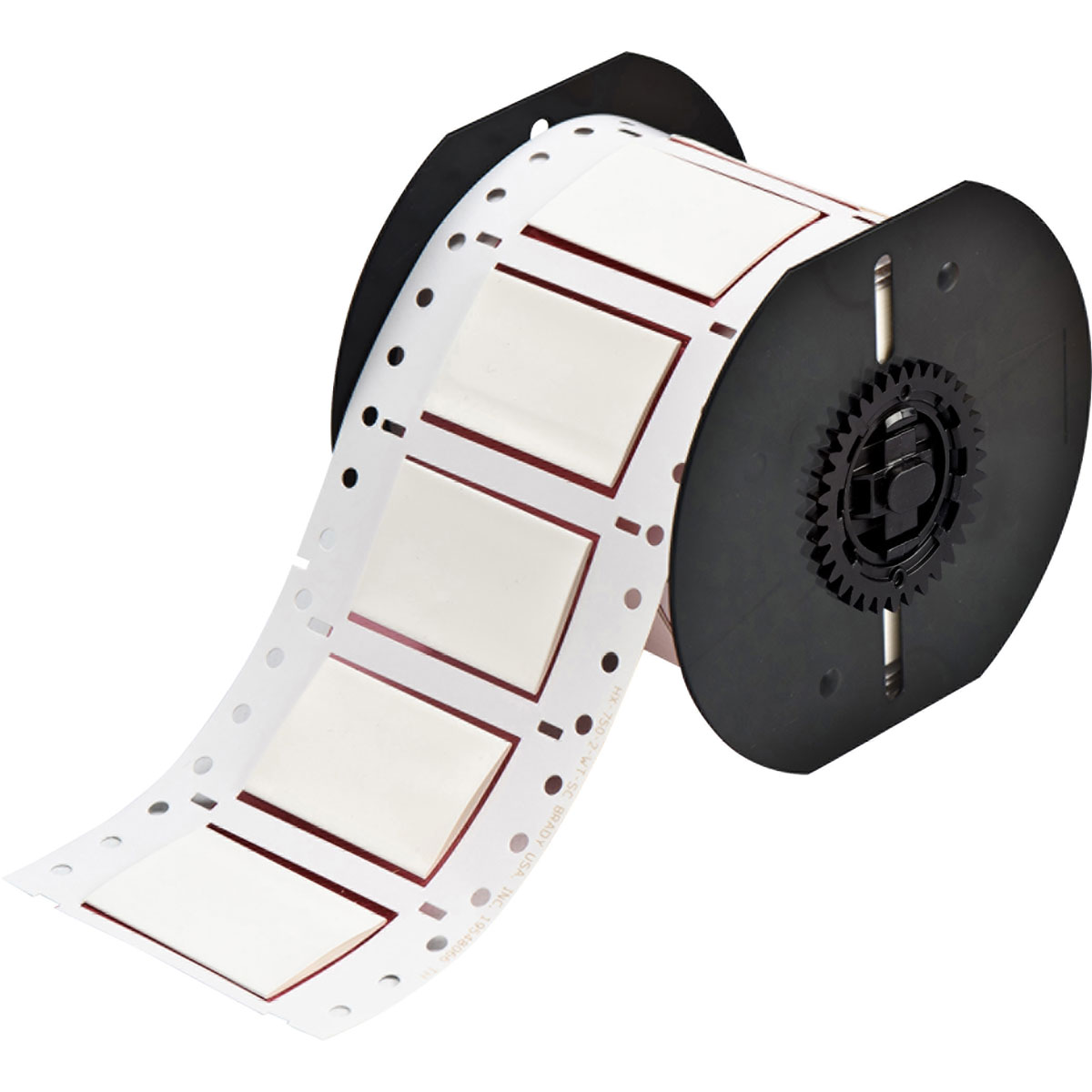 142903-B33-750-2-7642 PermaSleeve HX polyolefin krimpkousen voor BBP33/i3300-printers, 50,80 mm (B) x 31,75 mm (H), Wit