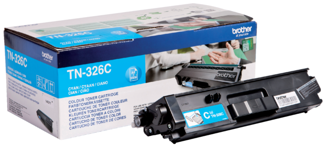 Toner Brother TN-326C blauw Toner Brother TN-326C blauw
