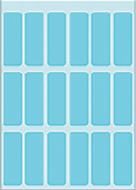 Etiket HERMA 3653 12x34mm blauw 90 stuks Etiket HERMA 3653 12x34mm blauw 90 stuks