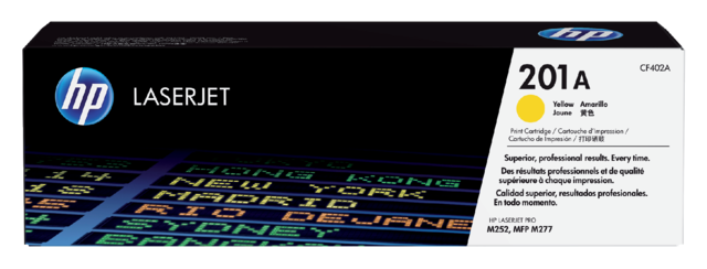 Toner cartridge HP CF402A 201A yellow