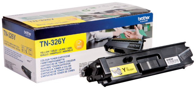 Toner Brother TN-326Y geel Toner Brother TN-326Y geel