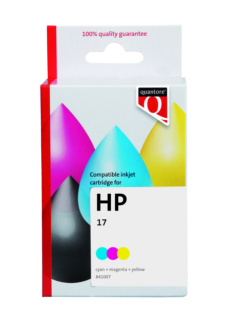 Inktcartridge Quantore alternatief tbv HP C6625D 17 kleur Inktcartridge Quantore alternatief tbv HP C6625D 17 kleur