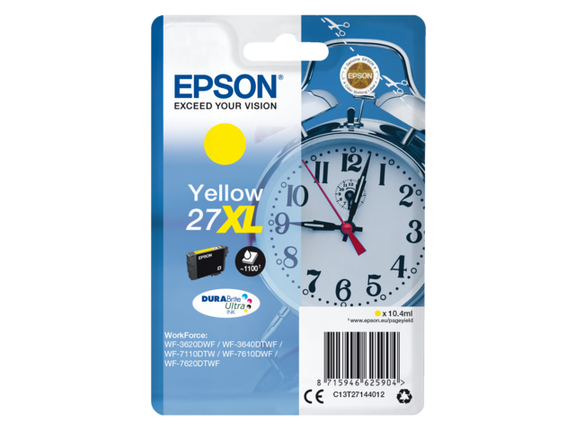2666504 inkcartridge epson 27xl t2714 geel