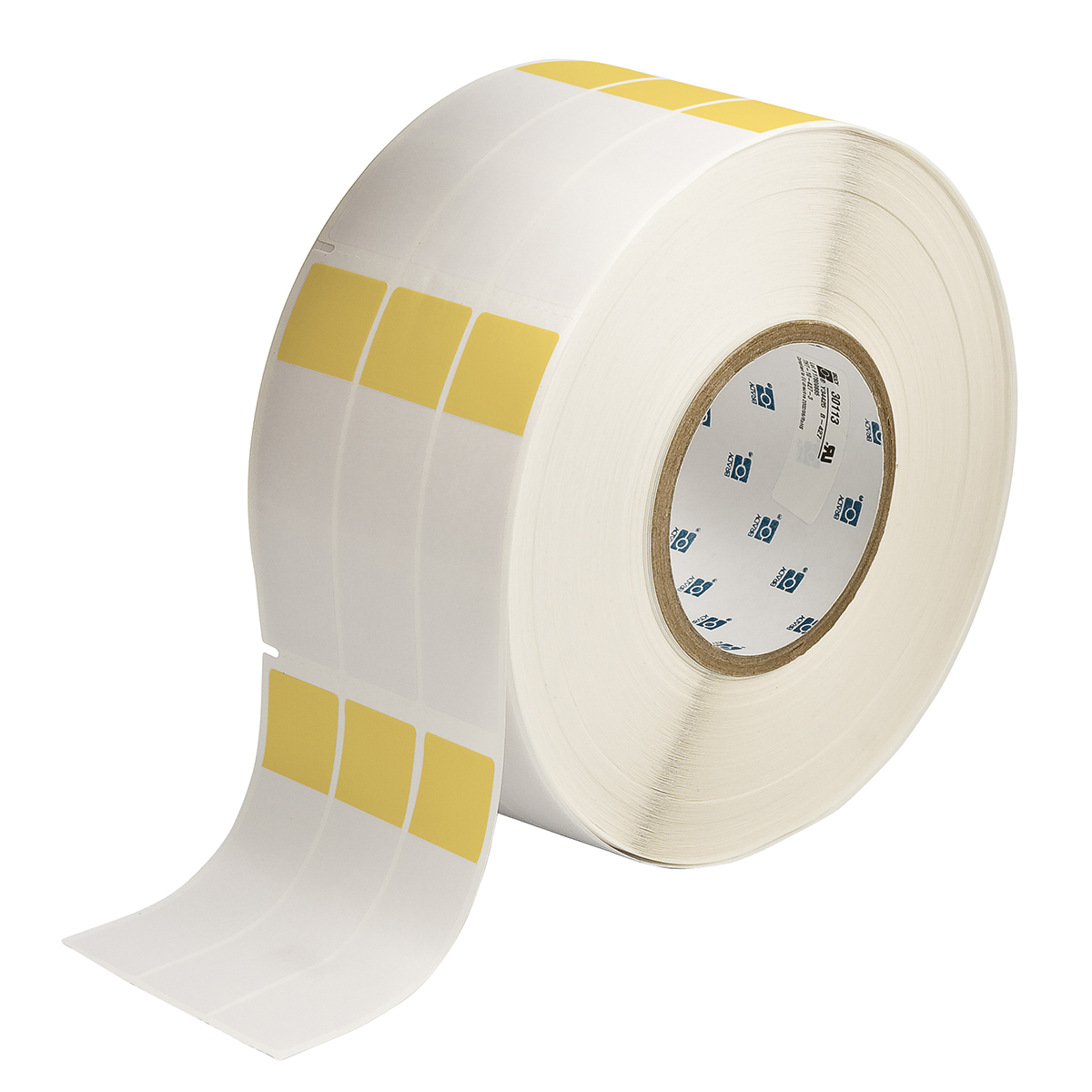 072011-THT-10-427-3-YL Thermische transfert labels, 25,40 mm (B) x 95,25 mm (H), Geel