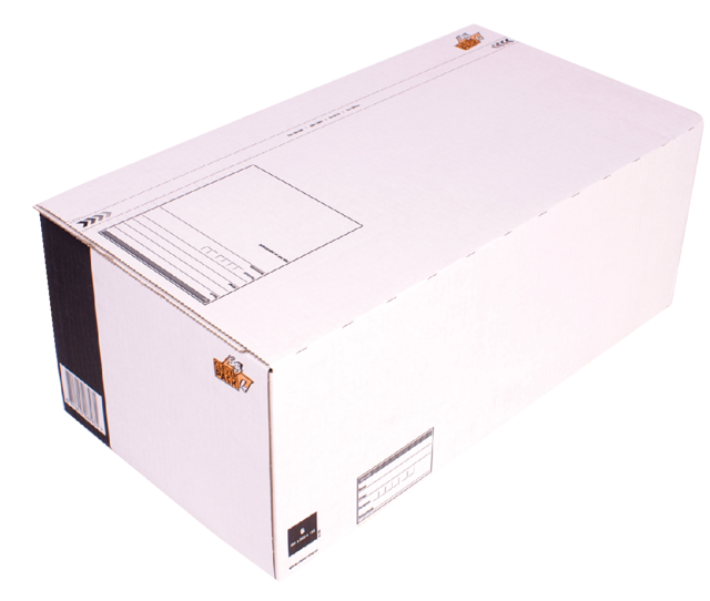 Postpakketbox 6 CleverPack 485x260x185mm wit Postpakketbox 6 CleverPack 485x260x185mm wit
