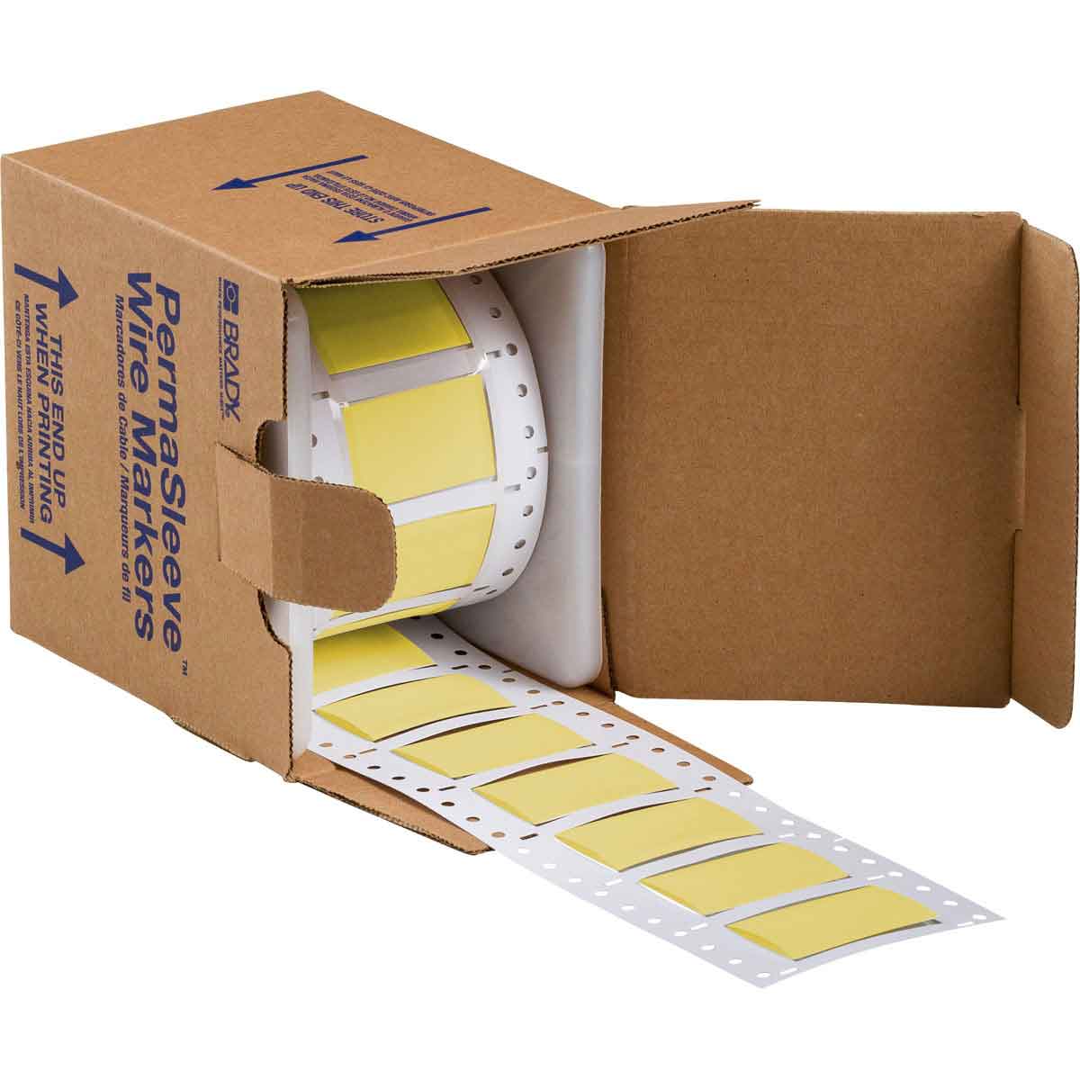 141187-2LSZH-750-2-YL-S THT halogeenvrije PermaSleeve krimpkousen voor draadmarkering met lage rookemissie