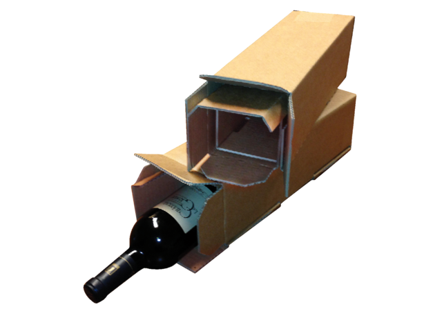 430 verzenddoos cleverpack met buffer wijn