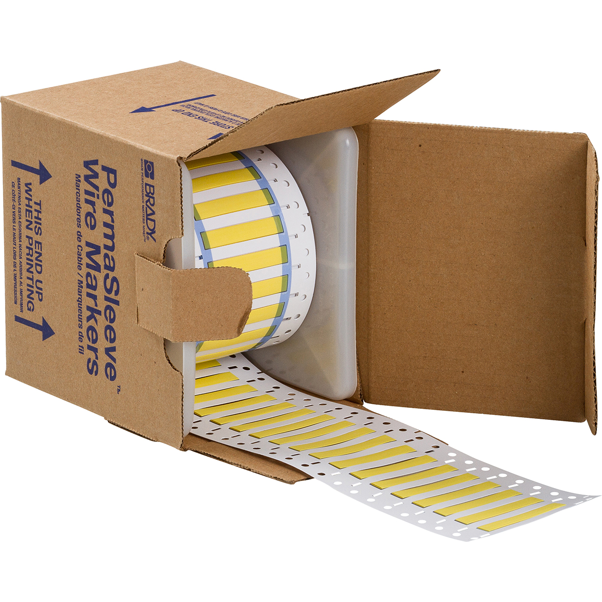 017214-3PS-187-2-YL-S PermaSleeve krimpkousen, 50,80 mm (B) x 8,51 mm (H), Geel 017214-3PS-187-2-YL-S PermaSleeve krimpkousen, 50,80 mm (B) x 8,51 mm (H), Geel