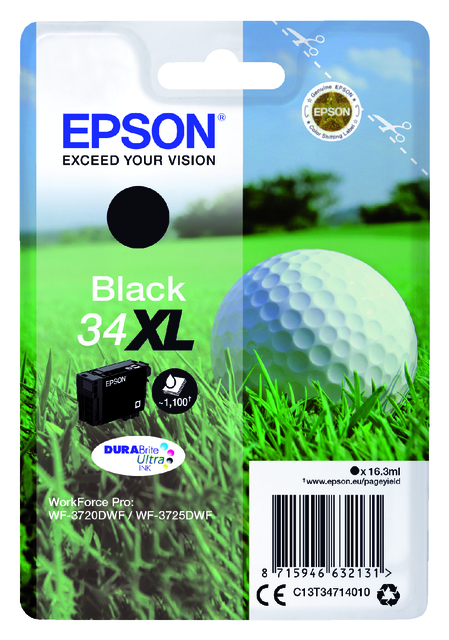 2775520 inkcartridge epson 34xl t3471 zwart hc