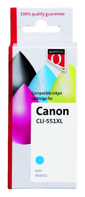 K20482PR inkcartridge quantore can cli-551xl blauw