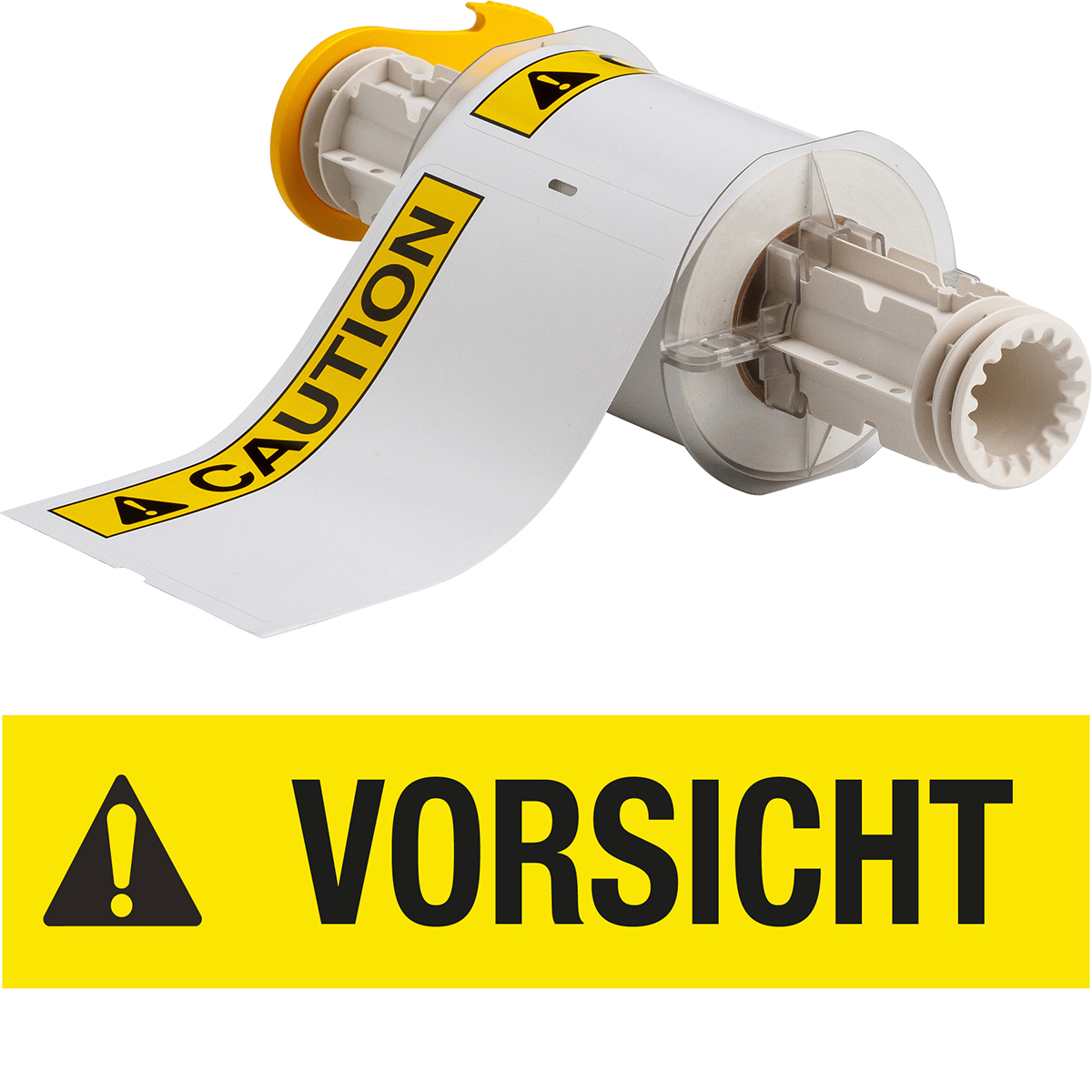 130783-B85-102x152-595-VORSICHT BBP85 Labels - Vinyl 102x152 VORSICHT