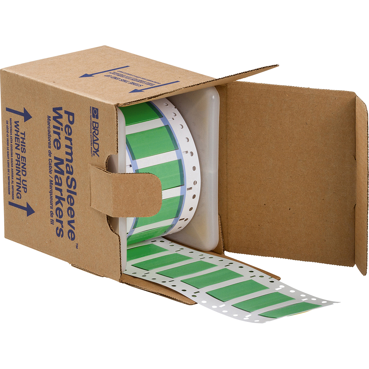 017223-3PS-500-2-GR-S PermaSleeve krimpkousen, 50,80 mm (B) x 21,62 mm (H), Groen