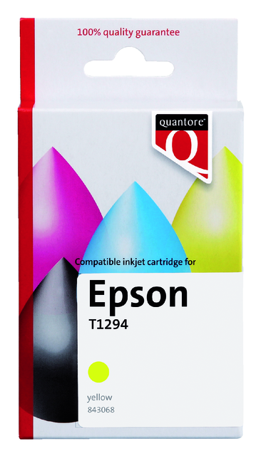 K12595PR inkcartridge quantore eps t129440 geel