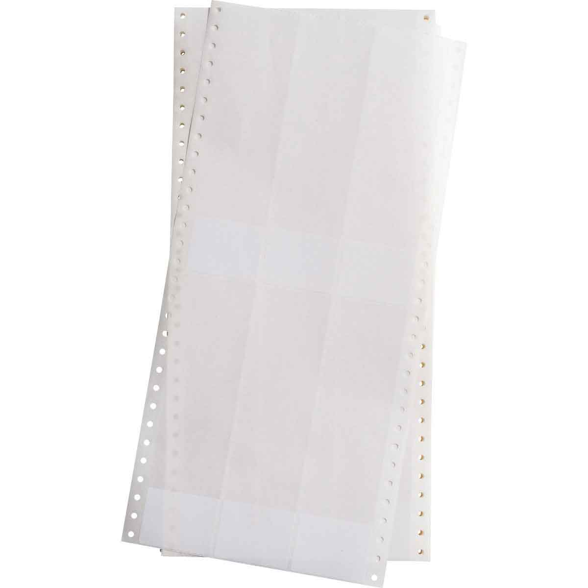 028465_DAT-65-292-1 DaTab Dot Matrix Beprintbare Labels, 50,80 mm (B) x 188,90 mm (H), Wit