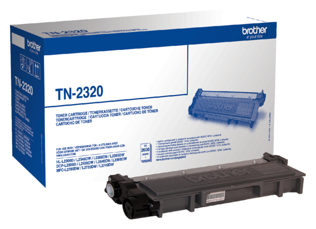 Toner Brother TN-2320 zwart Toner Brother TN-2320 zwart