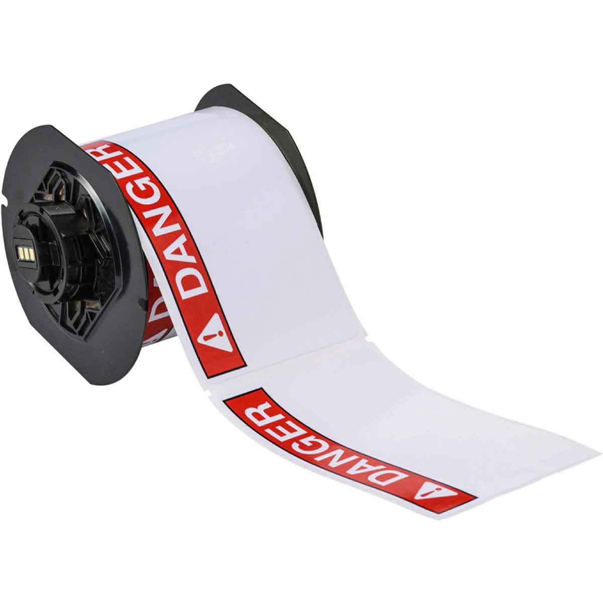 142182-B30-25-595-ANSIDA Voorbedrukte en voorgesneden blanco labels voor BBP3x/S3xxx/i3300-printers, 152,40 mm (B) x 101,60 mm (H), Rood op Wit