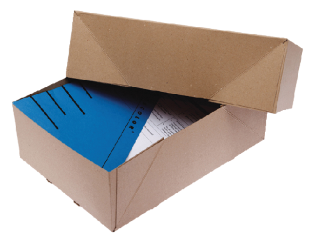 Paraatdoos CleverPack A4 307x220x108mm voor 1000 vel bruin pak à 10 stuks Paraatdoos CleverPack A4 307x220x108mm voor 1000 vel bruin pak à 10 stuks