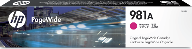 Ink cartridge HP J3M69A 981A red