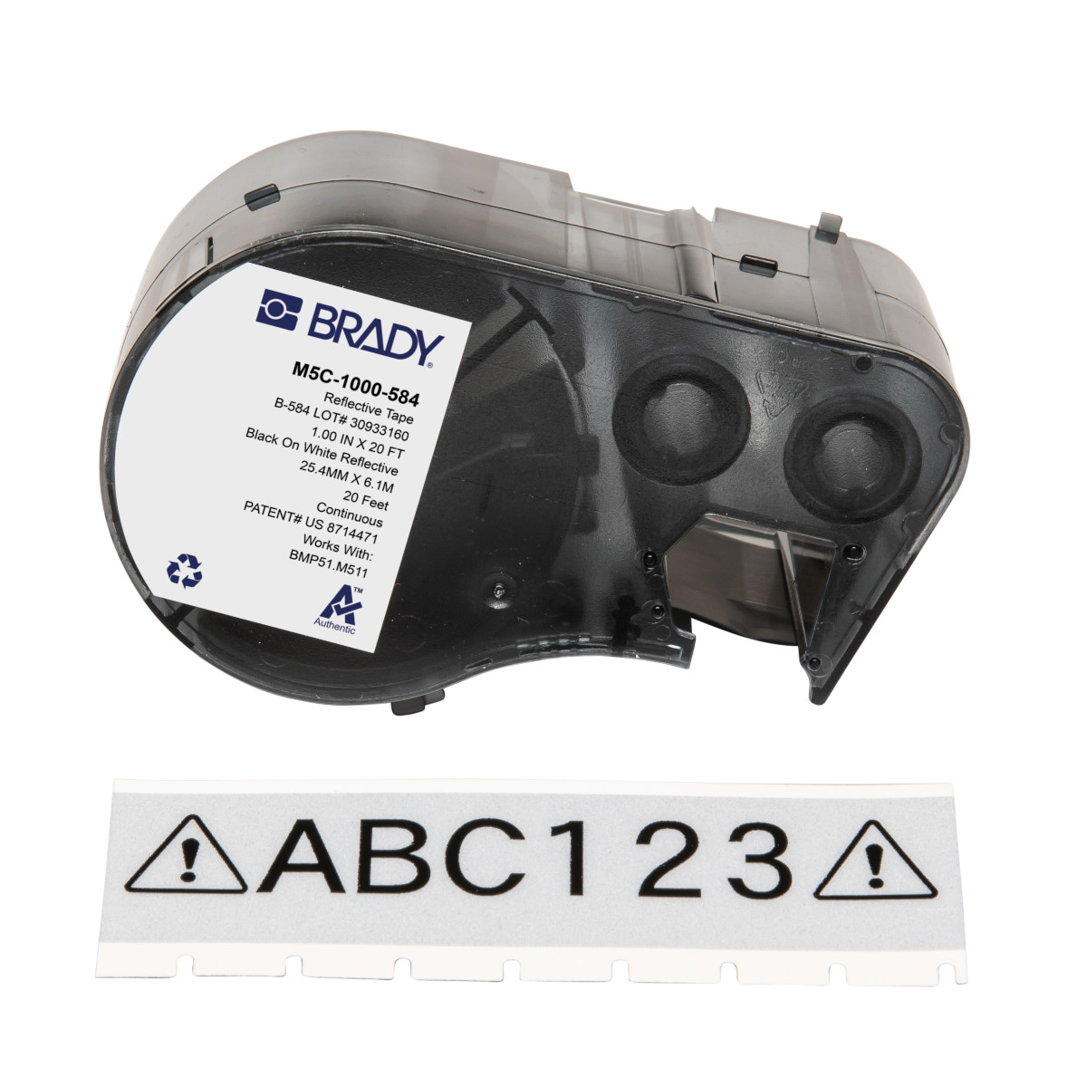 170935-M5C-1000-584 Labels voor de M510/BMP51/M511 labelprinter