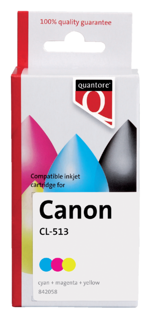 Inktcartridge Quantore alternatief tbv Canon CL-513 kleur Inktcartridge Quantore alternatief tbv Canon CL-513 kleur