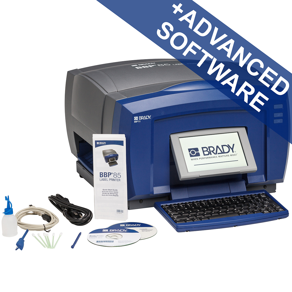 BBP85 AZERTY Sign and Label Printer with Brady Workstation Site and Security Identification Suite