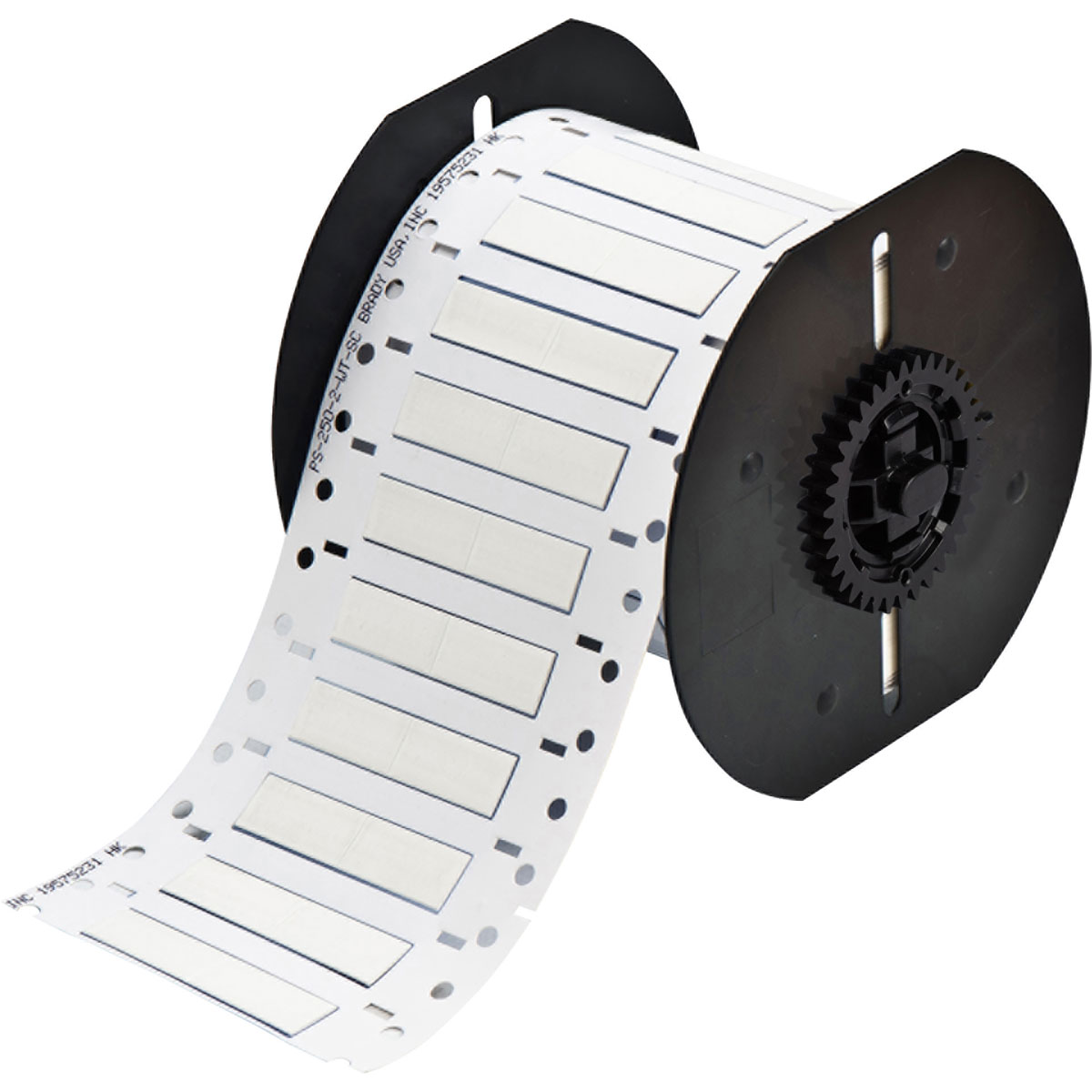 142945-B33-250-2-342-2 PermaSleeve polyolefin krimpkousen voor BBP33/i3300-printers, 25,40 mm (B) x 11,15 mm (H), Wit