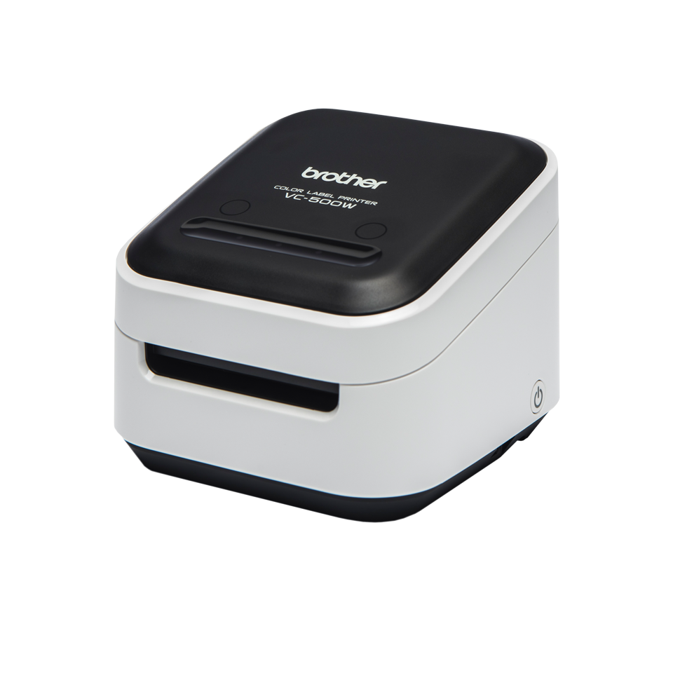 Brother VC-500W kleurenlabelprinter draadloos linkeraanzicht Brother VC-500W kleurenlabelprinter draadloos linkeraanzicht