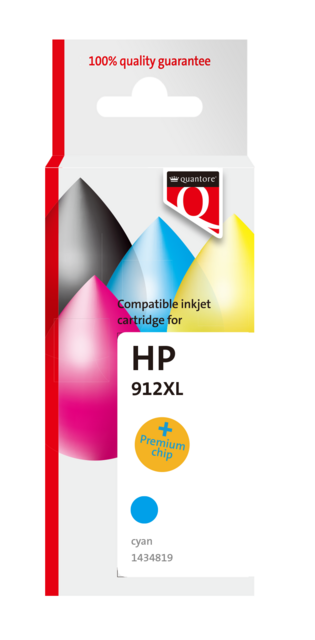 Ink cartridge Quantore alternative tbv Hp 912XL 3YL81AE hc blue Ink cartridge Quantore alternative tbv Hp 912XL 3YL81AE hc blue