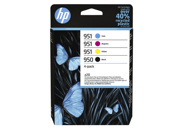 Ink cartridge HP 6ZC65AE 950/951 black + 3 colors Ink cartridge HP 6ZC65AE 950/951 black + 3 colors