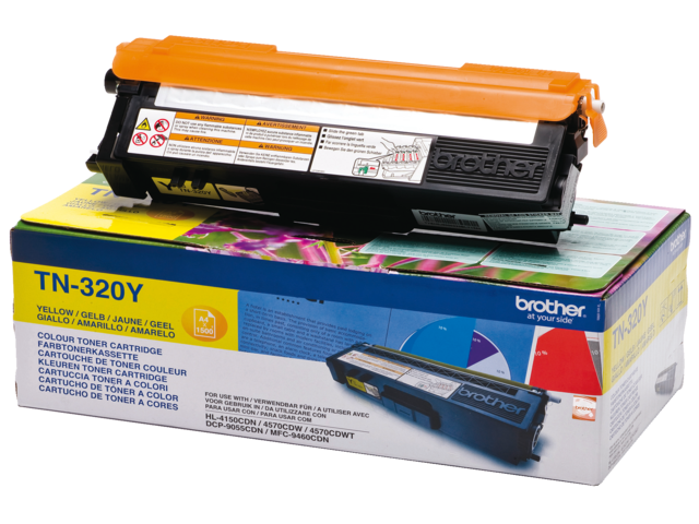 TN320Y toner brother tn-320 1.5k geel