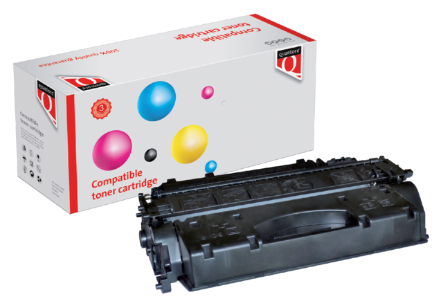 Tonercartridge Quantore alternatief tbv HP CE505X 05X zwart EHC Tonercartridge Quantore alternatief tbv HP CE505X 05X zwart EHC