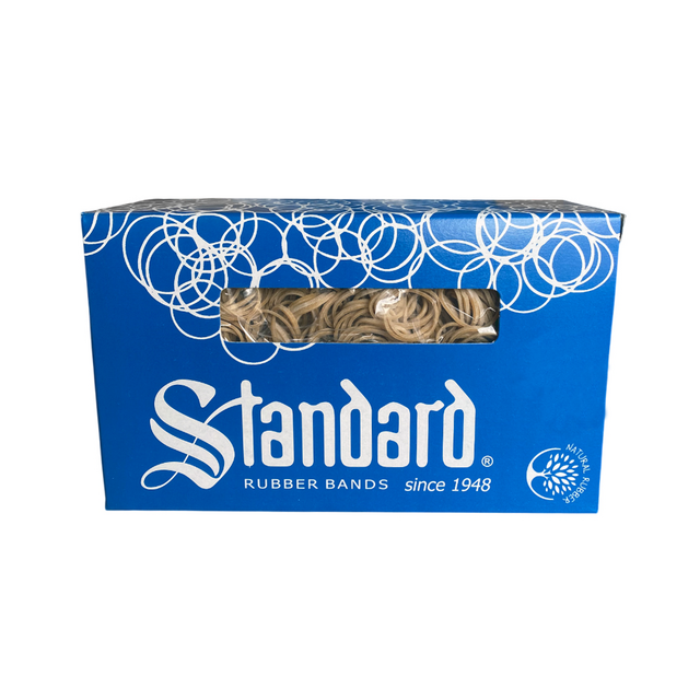 Elastiek Standard Rubber Bands 18 80x1.5mm 500gr 1660 stuks bruin Elastiek Standard Rubber Bands 18 80x1.5mm 500gr 1660 stuks bruin