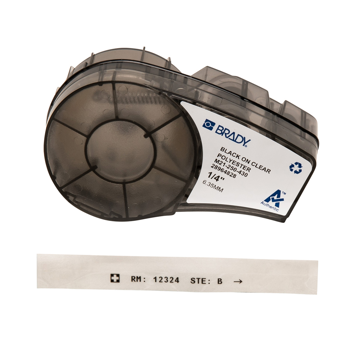 M211 en M210 transparante polyesterlabels voor componenten en elektrische panelen M211 en M210 transparante polyesterlabels voor componenten en elektrische panelen