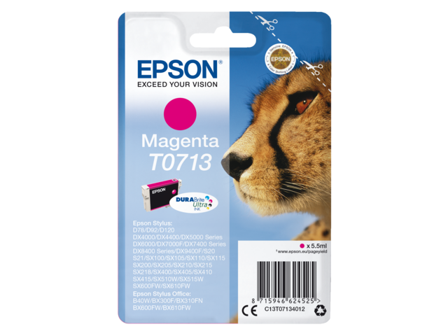 2666323 inkcartridge epson t0713 rood