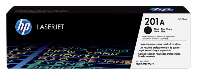 Toner cartridge HP CF400A 201A black