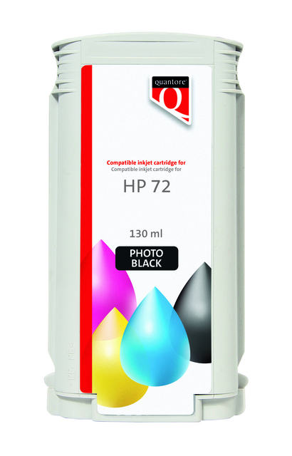B45112PR inkcartridge quantore hp 72 c9370a foto zwart