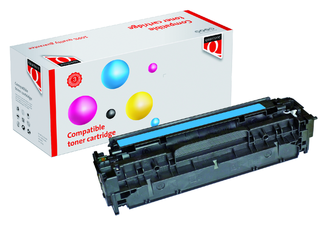 K15580PR tonercartridge quantore hp ce411a 2.6k blauw
