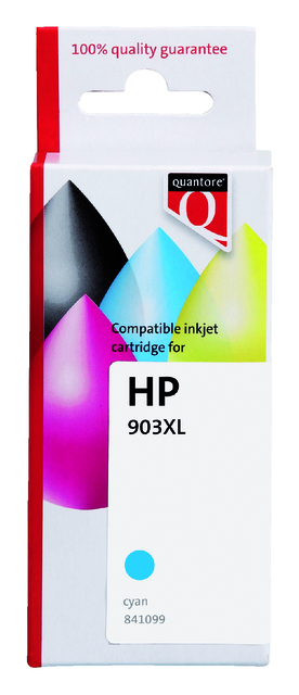 K20650PR inkcartridge quantore hp 903xl t6m03ae hc blauw