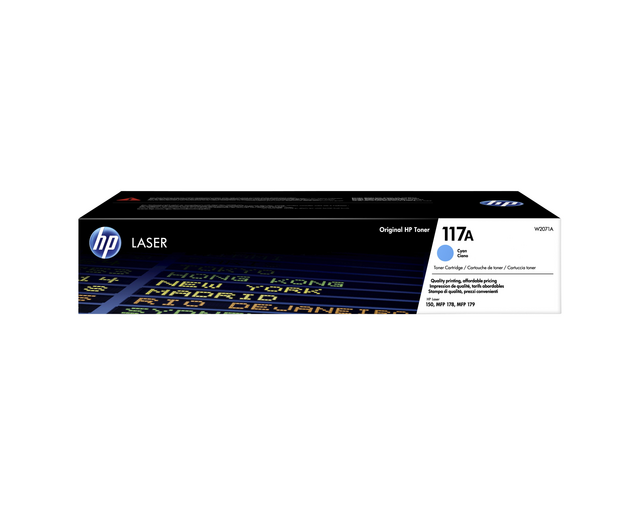 Toner cartridge HP W2071A 117A blue