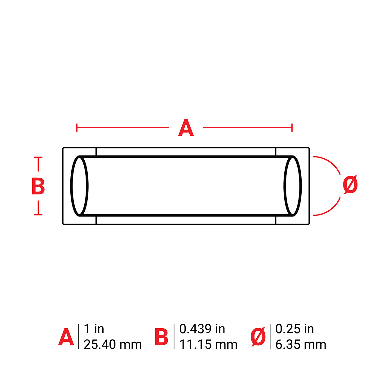 174578-M7-250-1-342 PermaSleeve hittekrimpende labels voor draad- en kabelmarkering voor M710 en BMP71