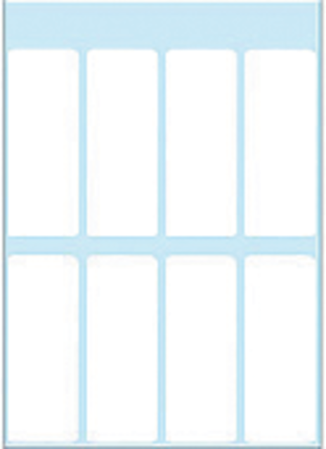 Etiket HERMA 3749 19x50mm wit 56 stuks Etiket HERMA 3749 19x50mm wit 56 stuks