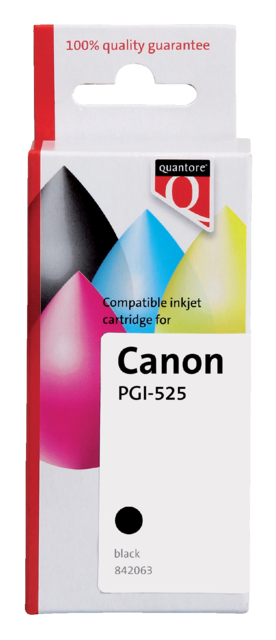 Inktcartridge Quantore alternatief tbv Canon PGI-525 zwart Inktcartridge Quantore alternatief tbv Canon PGI-525 zwart