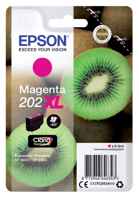 2888131 inkcartridge epson 202xl t02h34 rood xl