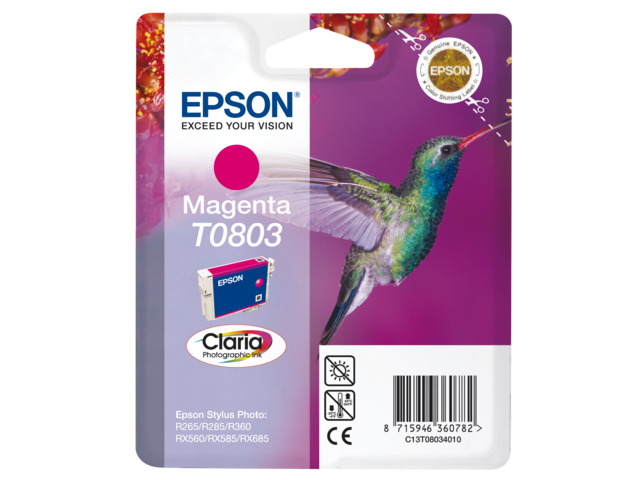 1693573 inkcartridge epson t080340 rood