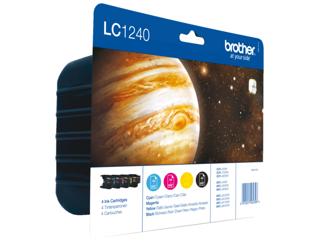LC1240VALBP inkcartridge brother lc-1240 zwart 3 kleuren