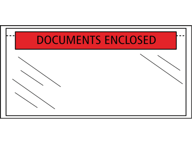80141 paklijstenvelop quantore 230x121mm bedrukt