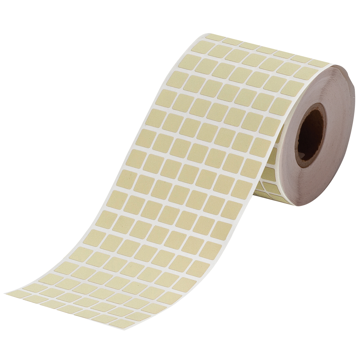 236723_BPT-38-652-2.5 Thermische transfert labels, 9,53 mm (B) x 9,53 mm (H), Amber 236723_BPT-38-652-2.5 Thermische transfert labels, 9,53 mm (B) x 9,53 mm (H), Amber